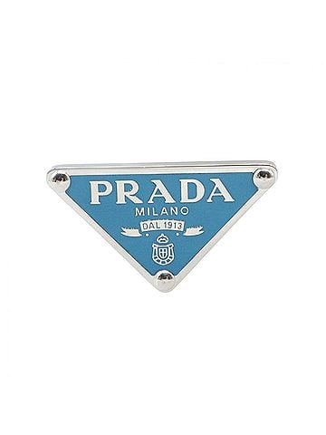 Prada Prada PRADA Right Ear Earring, Sterling Silver 925, Men's/Women's, Blue/Silver Tone, 1JO722 (view 1)