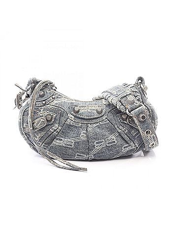 Balenciaga Balenciaga LE CAGOLE XS Shoulder Bag/Handbag, Denim, Women's, Blue, 6713094716 (view 1)
