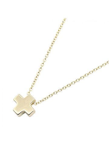 Tiffany & Co. Tiffany & Co. Roman Cross Necklace, 18K (Yellow Gold), Women's Jewelry, Gold Tone (view 1)
