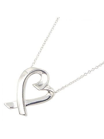 Tiffany & Co. Tiffany & Co. Loving Heart Necklace, Sterling Silver 925, Women's Jewelry, Tone (view 1)