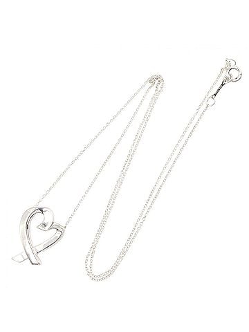 Tiffany & Co. Tiffany & Co. Loving Heart Necklace, Sterling Silver 925, Women's Jewelry, Tone (view 2)