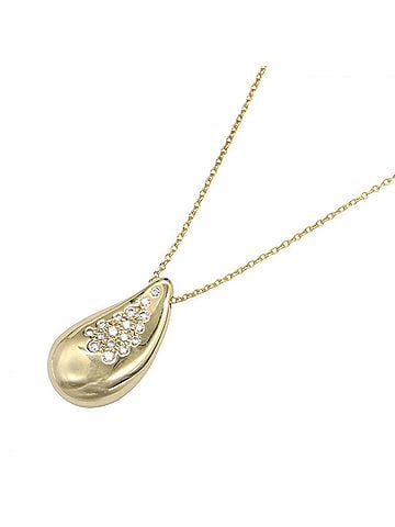Tiffany & Co. Tiffany & Co. Teardrop Diamond Necklace, 18K (Yellow Gold) Diamond, Women's, Gold Tone (view 1)