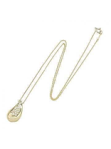 Tiffany & Co. Tiffany & Co. Teardrop Diamond Necklace, 18K (Yellow Gold) Diamond, Women's, Gold Tone (view 2)