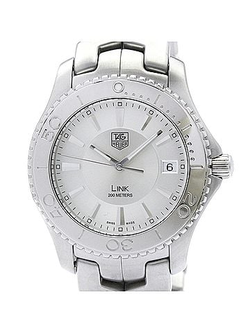 TAG Heuer TAG HEUER Link Stainless Steel Quartz Mens Watch WJ1111 Polished (view 1)