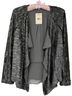 Free People Solid Silver Gray Jacket Size S - photo 2