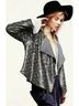 Free People Solid Silver Gray Jacket Size S - photo 14