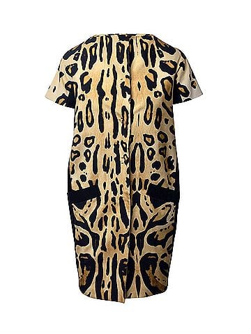 Giambattista Valli Giambattista Valli Jacket with Pockets in Animal Print Silk (view 1)