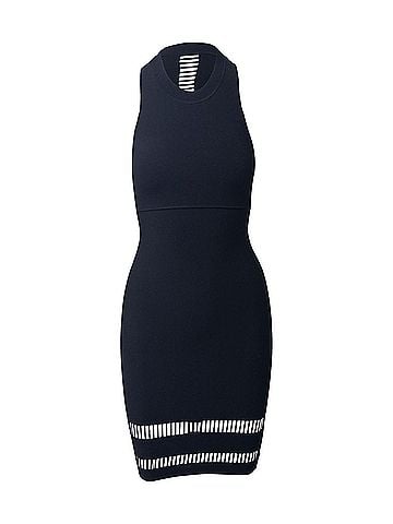 Alexander Wang Alexander Wang Body-Hugging Halter Dress in Black Viscose (view 1)