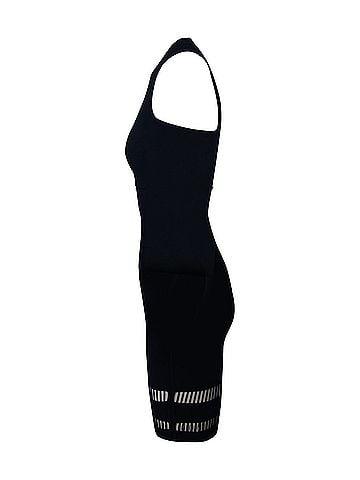 Alexander Wang Alexander Wang Body-Hugging Halter Dress in Black Viscose (view 2)