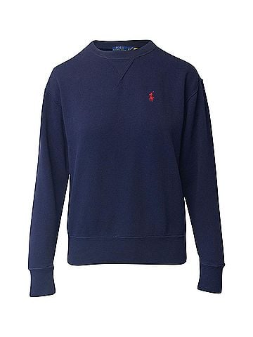 Ralph Lauren Polo Ralph Lauren Embroidered Logo Sweatshirt in Navy Blue Cotton (view 1)