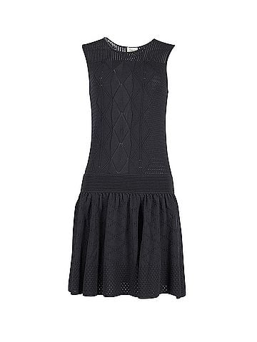 Temperley LONDON Temperley London Acacia Knit Dress in Black Viscose (view 1)