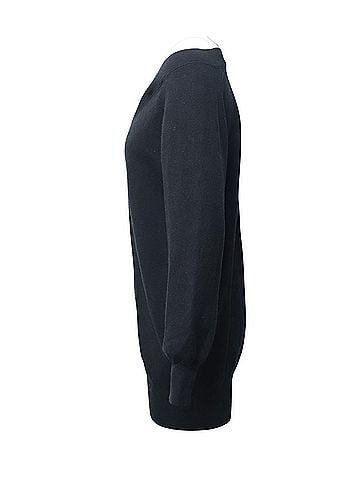 Alexander Wang Alexander Wang Layered Sweater Dress in Black Merino Wool (view 2)