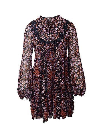 Giambattista Valli Giambattista Valli Floral Print Dress in Multicolor Silk (view 1)