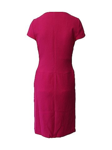 Moschino Moschino Cheap and Chic Sheath Dress in Hot Pink Wool  (view 2)