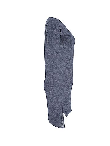 Alexander Wang T by Alexander Wang Scoop Neck Mini Dress in Blue Rayon (view 2)