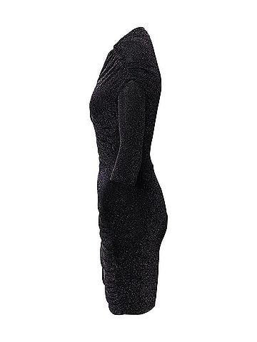 Maje Maje Riola Stretch Bodycon Mini Dress in Black Polyamide  (view 2)