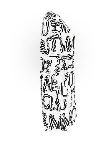 Moschino Moschino Boutique Logo T-shirt Dress in White Print Polyester (view 2)