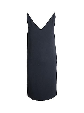 Maison Margiela Maison Margiela Sleeveless V-Neck Dress in Black Acetate (view 1)