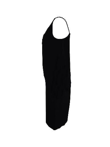 Maison Margiela Maison Margiela Sleeveless V-Neck Dress in Black Acetate (view 2)