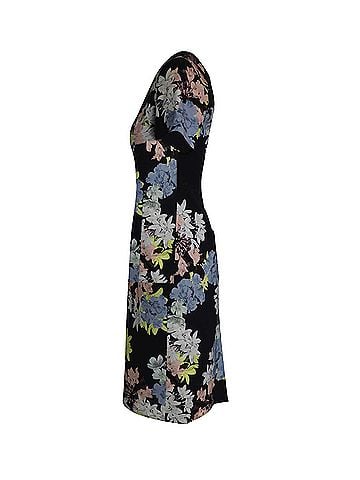Erdem Erdem Lucinda Floral Print Sheath Dress in Multicolor Polyester (view 2)