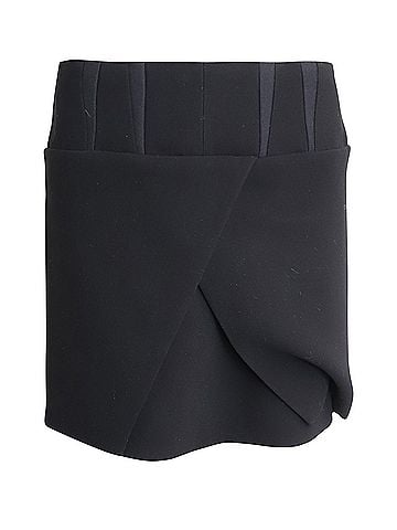 Balenciaga Balenciaga Mini Skirt in Black Acetate (view 1)