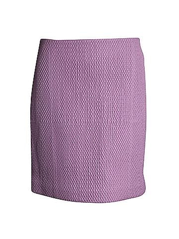 Bottega Veneta Bottega Veneta Quilted Skirt in Pink Leather (view 1)