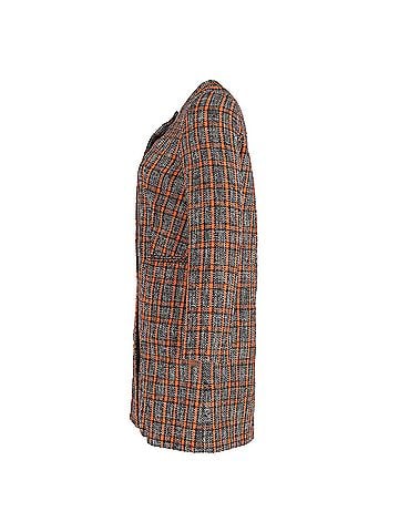 MARNI Marni Plaid Coat in Multicolor Cotton (view 2)