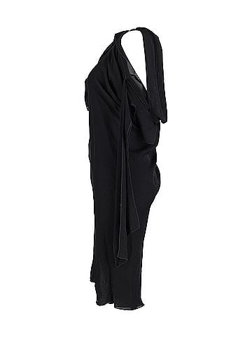RM by Roland Mouret Roland Mouret Asymmetric Dress in Black Silk (view 2)