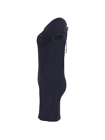 Sandro Sandro Paris Fitted Dress in Navy Blue Viscose (view 2)