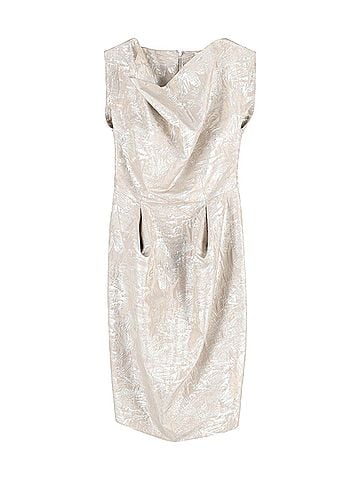 Vivienne Westwood Vivienne Westwood Red Label Cowl Neck Dress in Cream Polyester (view 1)