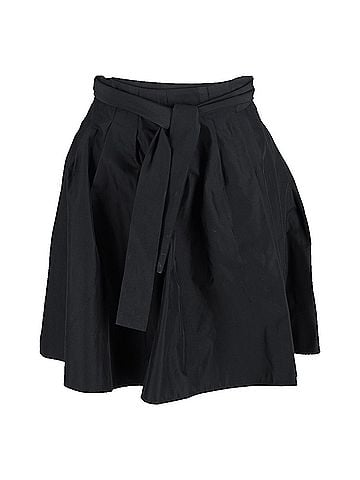 Joseph Joseph Tie Belt Mini Skirt in Black Polyester (view 1)