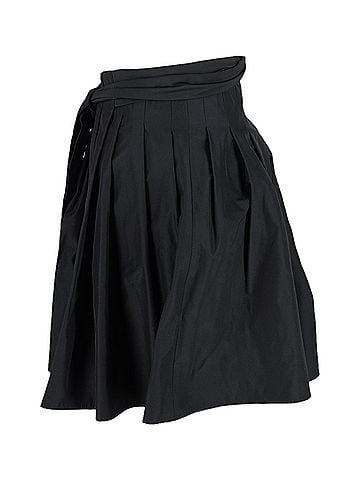 Joseph Joseph Tie Belt Mini Skirt in Black Polyester (view 2)