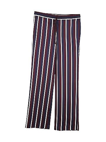 Joseph Joseph Striped Wide-Leg Pants in Multicolor Silk (view 1)