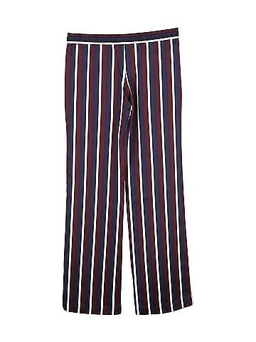 Joseph Joseph Striped Wide-Leg Pants in Multicolor Silk (view 2)