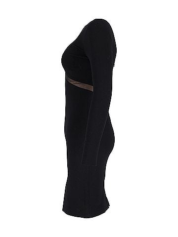 Emilio Pucci Emilio Pucci Mesh Cut-Out Dress in Black Cotton (view 2)