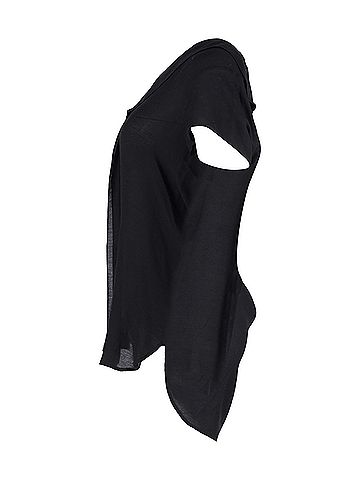 Lanvin Lanvin V-neck Blouse in Black Synthetic (view 2)
