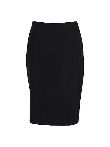 Max Mara Max Mara Pencil Skirt in Black Wool (view 1)