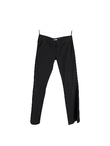 Miu Miu Miu Miu Low Waist Trousers in Black Cotton (view 1)