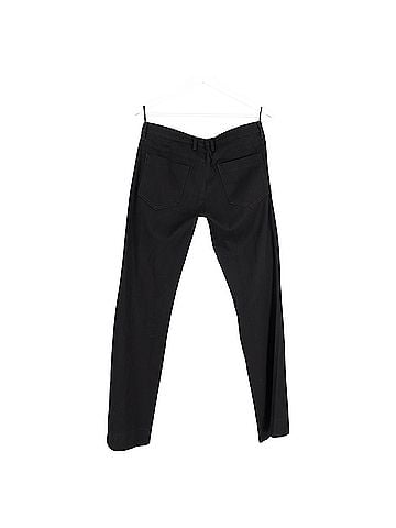 Miu Miu Miu Miu Low Waist Trousers in Black Cotton (view 2)