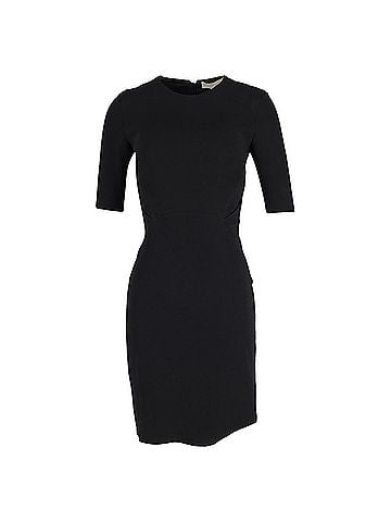 Stella McCartney Stella McCartney Knee Length Dress in Black Wool (view 1)