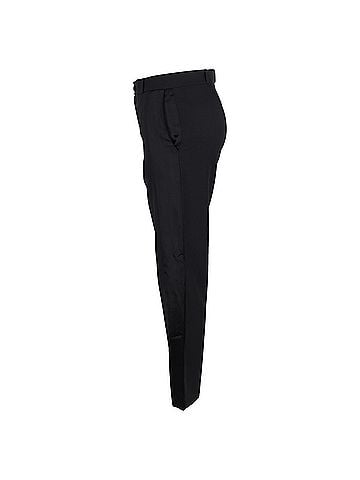Lanvin Lanvin Straight Leg Trousers in Black Wool (view 2)