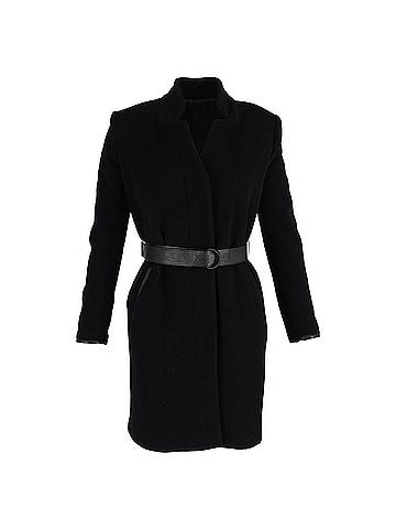 Acne Acne Studios  Belted coat in Black Wool (view 1)
