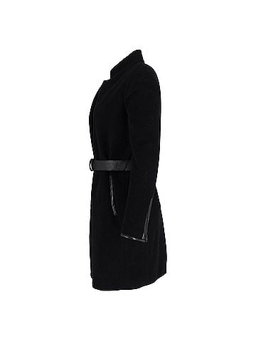Acne Acne Studios  Belted coat in Black Wool (view 2)
