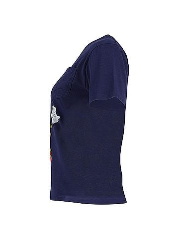 Victoria Beckham  Victoria Beckham Minnie Mouse Print T-Shirt in  Navy Blue Cotton (view 2)