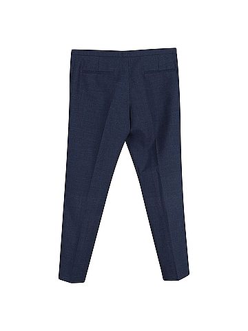 MARNI Marni Straight Leg Trousers in Blue Wool (view 2)