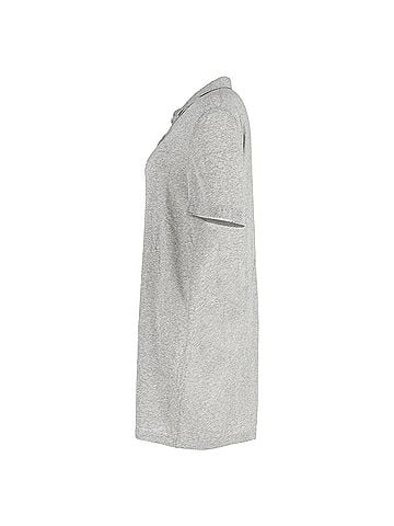Alexander Wang  Alexander Wang Mini Fray Detail Shirt Dress in Grey Cotton (view 2)