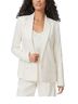 Paige Stripes White Blazer Size 8 - photo 1