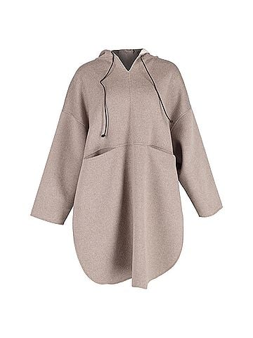 Totême Totême Pullover Coat in Beige Cashmere  (view 1)