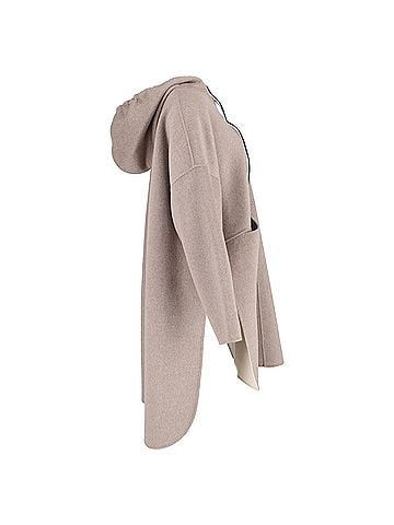 Totême Totême Pullover Coat in Beige Cashmere  (view 2)
