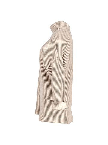 Joseph  Joseph Knitted Oversized Sweater in Brown Wool (view 2)